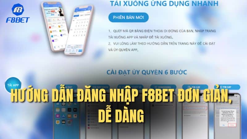 Hướng dẫn đăng nhập F8bet đơn giản, dễ dàng